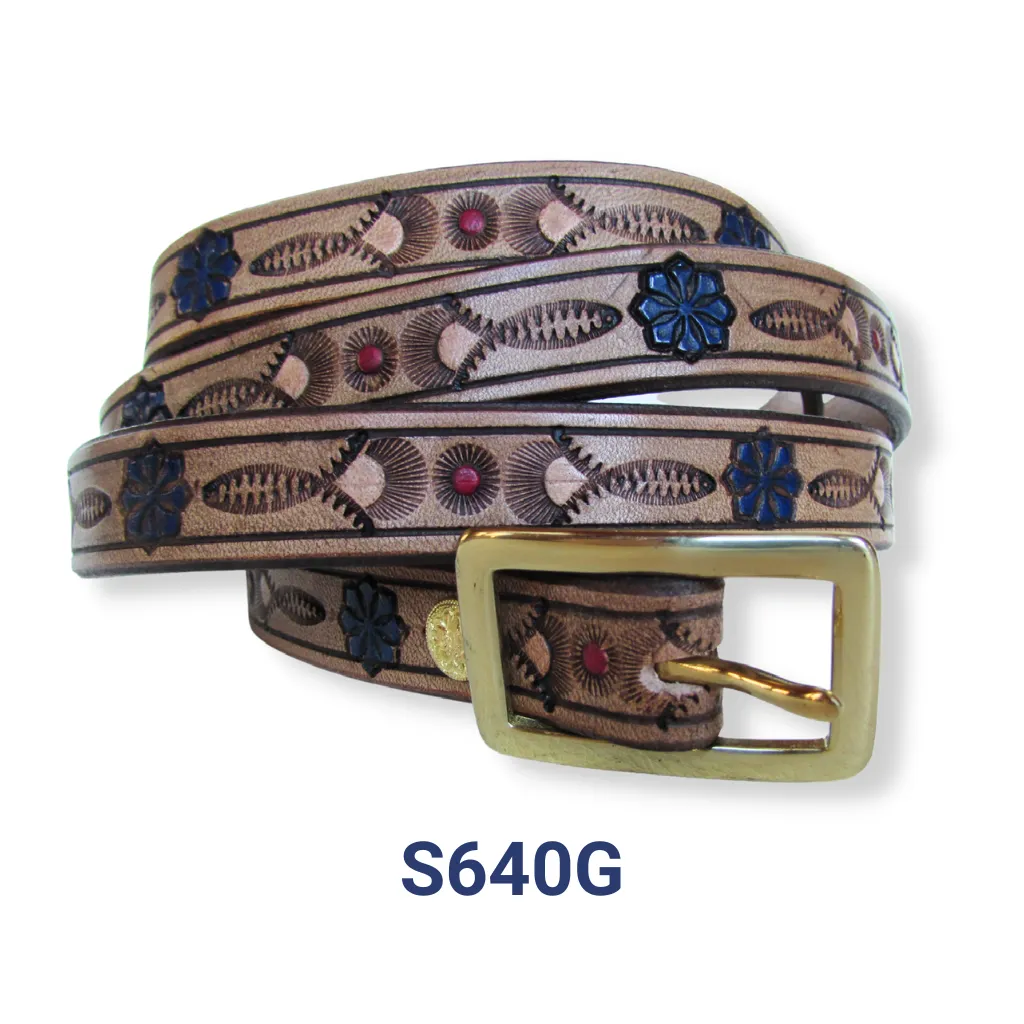 Handmade Leather Belts for Men & Women 1"